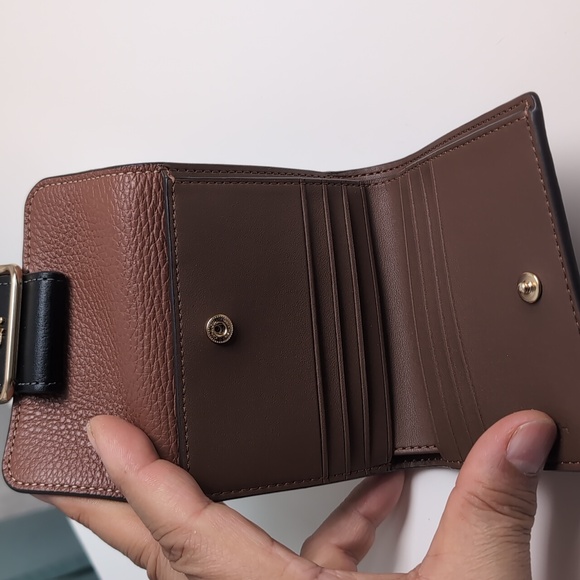 Coach CF472 Small Morgan Wallet In Colorblock Signature Canvas (Firm Price) - Picture 6 of 12